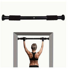 벽부착 실내용 문틀 철봉 턱걸이 실내 운동 기구 홈 방문 기구, 검정색