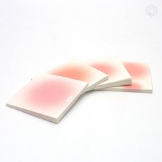 [하루셀렉] 미니수첩 교무수첩 핑크 떡메모지 다꾸 메모장 미니노트 50매 80x80mm