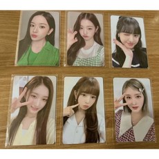 아이브 정품 공식 포카 파파존스 6차 6장 세트 미개봉, 2차