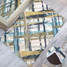 체크 패턴 발매트 욕실 화장실 발수건 바스매트 발판, [W5A5620], 단일상품(무옵션)　　[#623]▷, 쿠팡 본상품선택, 1개