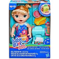 Baby Alive Snackin' Shapes Baby 義大利麵造型娃娃, 1個