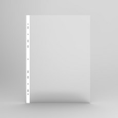 인터탑 엠보내지 속지 100매 클리어화일 리필, 1팩, 두꺼운 리필 내지 A3 100매