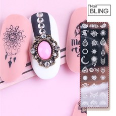 네일 체크 플레이트 스탬프 스탬핑 꾹꾹이 젤네일 24종, Plate 09, 1개