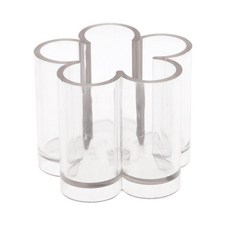 shangren 명확한 매실 꽃 모양 촛불 만드는 금형 비누 금형 수제 홈 캔들 DIY 공예품 만들기, 90x65mm, 클리어, 플라스틱