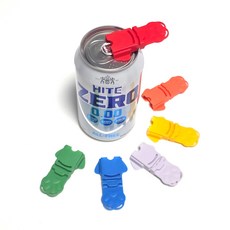 로직프리 이지 캔따개 캔 오프너 세트 마개 뚜껑, 혼합색상, 6개 혼합색상, 6개