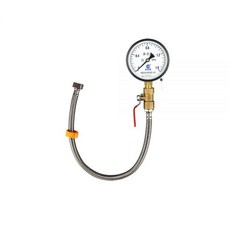 수압계 수돗물 간이수압계 압력게이지 테이블 실린더 단일 0-1.0mpa 세트 [내부 나사 4분]