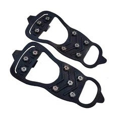 《台灣現貨》防滑五齒冰爪/簡易便攜防滑鞋套/葫蘆型冰爪鞋套, 八齒L號