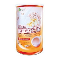 鮮物良品 綠源寶初胚帶皮銀耳杏仁粉 500g【養生飲品、杏仁銀耳、無添加】, 1個