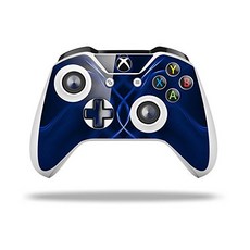 XBOX One SX 컨트롤러와 호환되는 WraptorSkinz 데칼 비닐 스킨 랩 - Abstract 01 Blue컨트롤러 미포함, XBOX One SX 컨트롤러와 호환되는 Wraptor