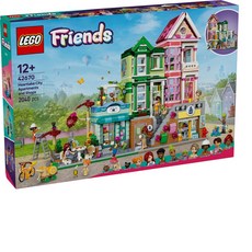 LEGO 42670 Friends 好朋友系列 心湖城公寓與商店, 1個, 混色