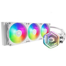 쿨러마스터 MASTERLIQUID 360 ATMOS WHITE, 1개, 화이트