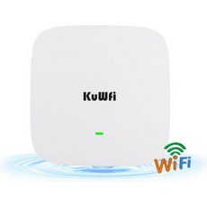 쿠위파이 와이파이 6 확장기 2.4G 및 5.8G 장거리 반복기 AX1800 실내 천장 부착 AP 라우터 48V PoE 전원 공급 1800Mbps 고속 가정 사무실 아파트, 쿠위파이 와이파이 6 확장기 2.4G 및 5.8G 장거