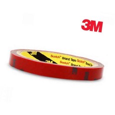 3M 테이프 아크릴 회색 폼 1.5M x 양면 자동차용 12mm, 1개