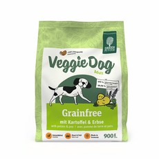 Green Petfood 德國綠自然 機能素食 馬鈴薯豌豆 無穀低敏成犬飼料, 2個, 900g, 馬鈴薯