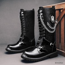 騎行部落 機車鞋 防摔賽車靴 騎士長靴 - 臺灣出貨