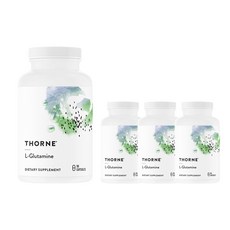 Thorne L-麩醯胺酸素食膠囊, 90顆, 4罐
