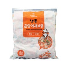 농우 냉동 혼합야채 4종 1kg 볶음밥용 당근 양파 피망 감자, 1개