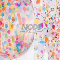 노드룸 컨페티풍선 컨페티풍선세트, 러블리핑크