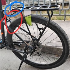 自行車貨架書包架 27.5貨架 承重70公斤鋁合金後貨架 馬鞍架, 黑色承重70公斤貨架, 1個