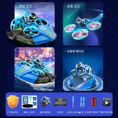 미니 입문용 드론 항공 사진 HD 전문 항공기 초등학생 어린이 장난감, 배터리1 + 액세서리, 블루 3in1, 1개