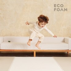 맘편한 매트 슈퍼 TPU 100x100x4cm / 층간소음매트 아기 유아 시공 놀이방 퍼즐, 샌드베이지