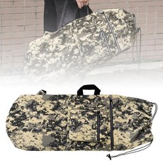Tobefore 스케이트보드 백팩 가방 외부 포켓 및 조절 가능한 스트랩이 있는 방수 86.4cm(34인치) 크루저 및 롱보드용 범용 휴대용 케이스 카모플라주, Tobefore 스케이트보드 백팩 가방, 외부 포켓 및