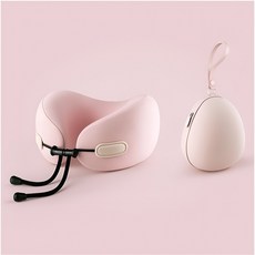 데이엔 여행용 U자형 메모리폼 목쿠션 목베개, 핑크 핑크