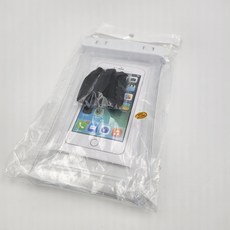 투명 에어백 스마트폰 터치가능 방수케이스(화이트)