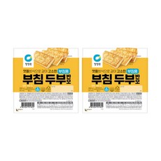 청정원 고소한 부침두부 반모두부, 2개, 200g