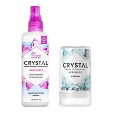 [공식몰] 크리스탈 데오드란트 무향 스프레이&트래블스틱 2종세트, 1개, 118ml