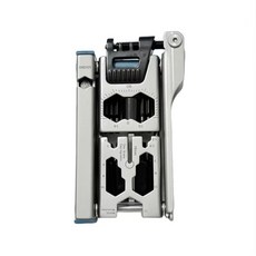 【38合1自行車工具組】多功能可拆卸維修工具套裝 便攜戶外騎行裝備 內六角梅花板手補胎器全套, 1個, 銀色