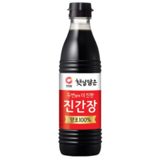 청정원 두번달여 더 진한 진간장골드, 500ml, 6개