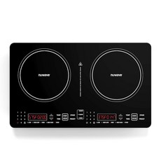 NUWAVE PIC 휴대용 옵션 1800W 인덕션 쿡탑 더블 8개의 900W 1500W, Dual Cooktop