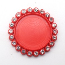 공예품용 둥근 납작한 병 뚜껑 내부 25mm DIY 헤어보우 장식 단추 헤어 보우 목걸이 쥬얼리 액세서리 50 개 35mm, No.1, No.1