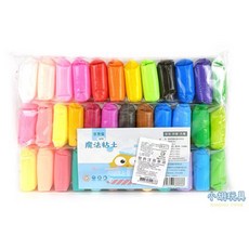 輕黏土，附工具，兒童玩具, 1個, 36色(總重約325g)