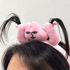 열세달 마켓 머리잡는 인형 머리띠 촬영소품, 토끼
