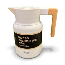 Rivers THERMO JUG KEAT 真空保溫壺 1200ml 白色, 1個