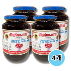 태국소스 메프라놈 칠리페이스트 114g 228g 513g MAEPRANOM THAI CHLI PASTE, 4개