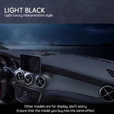 대쉬보드 커버 대시보드 패드 가죽 매트 렉서스 GS L10 250 350 300h 400h 200t 2012 2013-2018 자동차 계기판 데스크 카펫, Leather Light black, Left Hand Drive