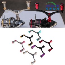 지존낚시 다이와 시마노 스피닝릴 스크류타입 더블핸들 115 노브 20 파워핸들 릴 튜닝 용품 수리 암나사 수나사 무늬 오징어 한치 오모리그 에깅 루어낚시, 다이와용-암나사 그레이