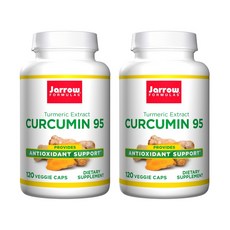 Jarrow FORMULAS 賈羅公式 薑黃素95素食膠囊 500mg, 120顆, 2罐