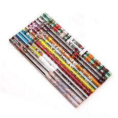 전통문양 연필 12종 세트 한국 전통 무늬 문구 기념품 단체 선물용