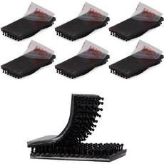 3M 듀얼 잠금 SJ3550 1x 2 10PCS 블랙 리클로저블 패스너 헤비 듀티 인터록 테이프 버섯 모양의 끈적끈적한 후크 잠금 장착 테이프 EZ 패스 홀더 실내외 사용용 테, 1/2"x 1", 6