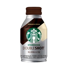 스타벅스 더블샷 에스프레소 앤 크림, 275ml, 1개