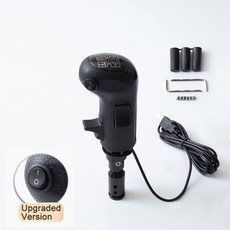 YoYo 升級版PC免驅動USB歐卡2美卡ETS2排檔頭ATS換擋手球 適用羅技G29 G923 G2，台灣出貨，即插即用，提升遊戲體驗, 1個, 黑色（曼_升級版開關款）