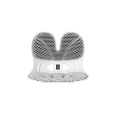 人體工學蜂窩透氣坐墊，舒適減壓久坐不悶熱，辦公居家旅行多用途, 灰色