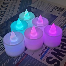 골드미 LED 캔들 양초캔들