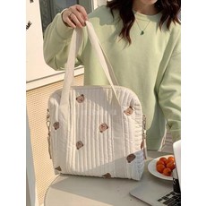 가방 토트백 홀더가 직장 및 숄더백 여행, 큰 곰 36 x 30cm 더블 행거