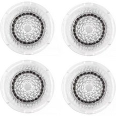Clarsonic 센시티브 페이셜 클렌징 칫솔모 교체 Clarisonic Mia 1 2 Fit Alpha Smart Profile Uplift 4 팩과 호환 가능, 4 Count (Pack of 1)