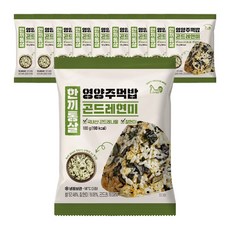 한끼통살 영양주먹밥 곤드레현미밥, 10개, 100g